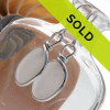 Sorry this pair of white sea glass earrings has sold!