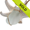 This seafoam sea glass pendant has sold!