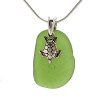 A great sea glass necklace for any time of year!