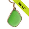 Sorry this green sea glass necklace in gold bezel has sold!