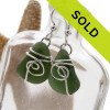 Sorry these green sea glass earrings have sold