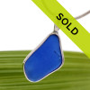 Genuine Blue Sea Glass.
We only use the finest sea glass that is UNALTERED from the way it was found on the beach.