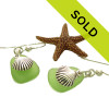 Sorry this pair of sea glass earrings has been sold!
