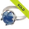 Sorry this sea glass marble ring has sold!