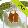 Sorry this pair of sea glass earrings has sold!