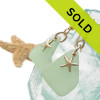 These seafoam green sea glass earrings have sold!