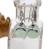 A simple pair of genuine sea glass earrings, great for any true beach lover!~