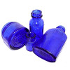 Many medicines were packaged in cobalt blue glass prior to the 1960's. These products now come in plastic so the source of this natural sea glass is finite.
