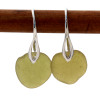 Simple and elegant these sea glass earrings are bound to get you compliments!