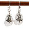 A great pair of sea glass earrings for any time of year!