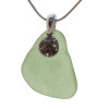 A simple beachy sea glass necklace perfect for any sea glass lover!