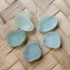 5 pieces of pre-drilled sea glass pieces for your sea glass jewelry making projects.