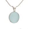 A simple, elegant and timeless piece of sea glass jewelry.