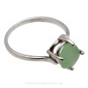 A stunning seafoam green sea glass ring perfect for any sea glass lover!