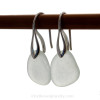 Simple and elegant sea glass earrings