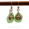 A great pair of Sea Glass Earrings for any beach lover!