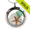SOLD - Sorry this Sea Glass Locket is NO LONGER AVAILABLE!