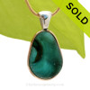 This amazing water color multi color sea glass in green and aqua and a versatile in a mixed metal Deluxe Wire Bezel© pendant setting. Originating as end of day art glass tossed into the sea and rolled around for over 100 years. Glass from this region tends to be the best in the world.
SOLD - Sorry this Ultra Rare Sea Glass Pendant is NO LONGER AVAILABLE!
