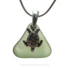 This is the EXACT Sea Glass Necklace and Chain you will receive!