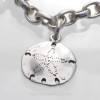 A detail of the Sandollar Charm