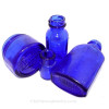 Cobalt blue sea glass originates from products like Noxzema, Phillips, Vick's and Bromo Seltzer.