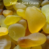 Yellow and amber sea glass