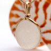 Large white English sea glass in our Original Wire Bezel©
This is the EXACT pendant you will receive!