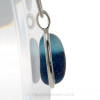 A side view shows you the thickness of the sea glass in this piece.