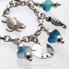 SOLD - Sorry this Sea Glass Charm Bracelet is NO LONGER AVAILABLE!