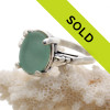 Sorry this sea glass ring has sold!