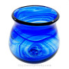 An example of a Hartley and Wood Company electric blue streaky vase.