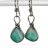 AVAILABLE - This is the EXACT pair of Ultra Rare Sea Glass Earrings you will receive!