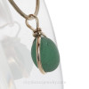 A side view of this piece shows you the thickness of the sea glass