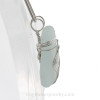 A side view shows you the thickness of the sea glass and the quality of the wrap.