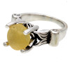 Beautiful sunny yellow sea glass UNALTERED from the way it was found on the beach. Set in this high profile solid sterling ring, bound to get you compliments!
This is the EXACT ring you will receive!