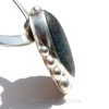 Midnight Lagoon - Rare Mixed Hartley & Wood Sea Glass In Fine Silver With Solid Sterling Oval Collar