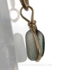 #2 Petite Hartley Wood Sea Multie Glass Pendant In 14K Goldfilled Original Wire Bezel©