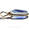 Electric Blue Multi Seaham Sea Glass In 14K Goldfilled Original Wire Bezel©