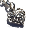 The large heart in heart solid sterling charm