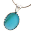 A great VIVID aqua sea glass with slash of green.
This is the EXACT pendant you will receive!