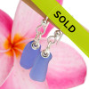 Simply Cobalt Blue Petite Oblong Sea Glass Earrings In Sterling
This is the EXACT pair you will receive!