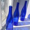 Blue bottles are the source of much blue sea glass. Though there are newer cobalt blue bottles, the intensity of the color is not the same as the older pre 1960's cobalt glass like Noxzema, Phillips, Vick's and others.