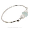AVAILABLE - This is the EXACT Premium Sea Glass Bangle Bracelet you will receive!