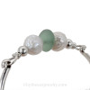 AVAILABLE - This is the EXACT Premium Sea Glass Bangle Bracelet you will receive!