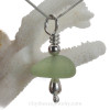 Single Seafoam Sea Glass Necklace