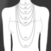 This necklace is an 22 inch necklace