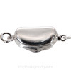 EXTREMELY Super Rare Opalized Sea Glass Drop Necklace on 8MM Knotted Pearl Strand All Solid Sterling Silver
