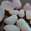 EXTREMELY Super Rare Opalized Sea Glass Drop Necklace on 8MM Knotted Pearl Strand All Solid Sterling Silver