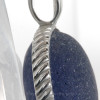 SUPER RARE Royal Blue Gemball Sea Glass Pendant In Sterling Deluxe Pattern Wire Bezel© 