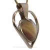 Heart of Gold -  SUPER Ultra Mixed Seaham Sea Glass Heart In Deluxe Rose Gold Bezel© Necklace Pendant